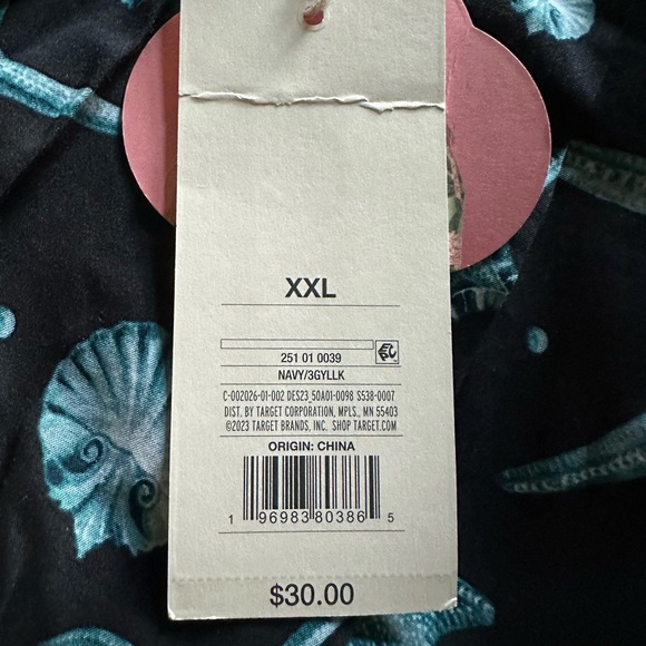 NWT Aguabendita X Target Deep Sea Print Wrap Skirt - Sz. XXL - Picture 7 of 7